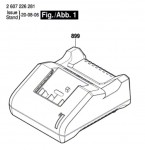 Bosch 2 607 226 281 Ladegert Fast Charger / Eu Spare Parts